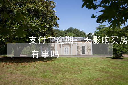 支付宝逾期三天影响买房吗(支付宝逾期两天有事吗)