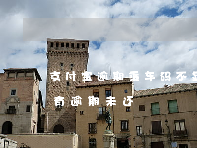 支付宝逾期乘车码不显示(支付宝乘车码显示有逾期未还)