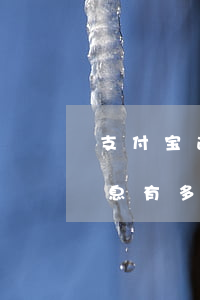 支付宝逾期利息是不是太高了(支付宝欠费利息有多高)