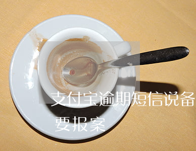 支付宝逾期短信说备案(支付宝发短信说逾期要报案)
