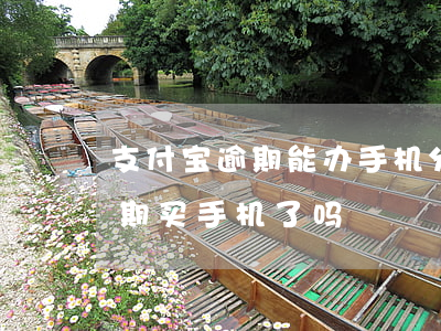 支付宝逾期能办手机分期么(支付宝逾期能分期买手机了吗)