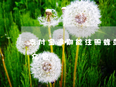 支付宝逾期能注册蜂鸟吗-支付宝逾期蜂鸟众包