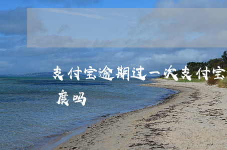 支付宝逾期过一次(支付宝逾期过一次会降额度吗)