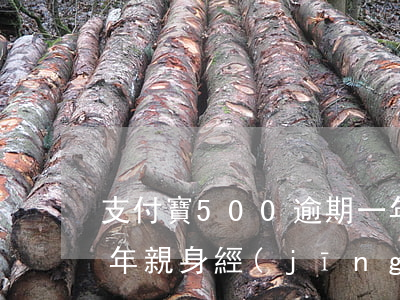 支付寶500逾期一年(支付寶500逾期一年親身經(jīng)歷)
