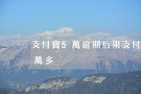 支付寶5萬逾期后果（支付寶逾期500天六萬多）