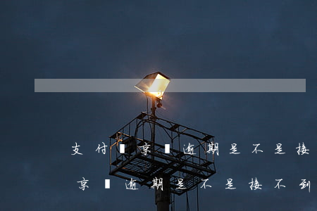 支付寶京東逾期是不是接不到錢了-支付寶京東逾期是不是接不到錢了呀