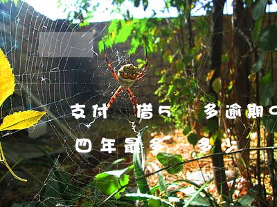 支付寶借5萬多逾期9千(支付寶借一萬逾期四年最多還多少)