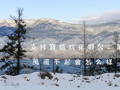 支付寶借吹花唄欠二萬會怎樣(借唄花唄欠2萬還不起會怎么樣)