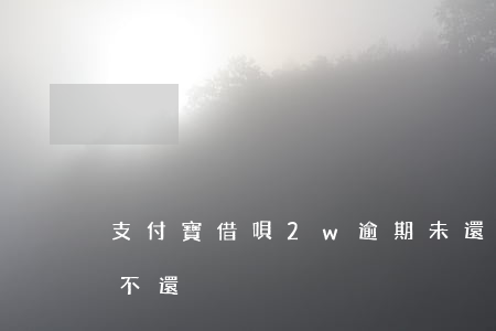 支付寶借唄2w逾期未還(借唄欠兩萬多逾期不還)