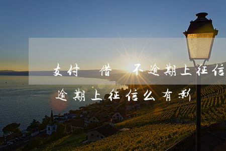 支付寶借唄不逾期上征信么-支付寶借唄不逾期上征信么有影響嗎