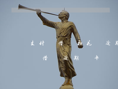 支付寶借唄和花唄逾期了2個月-支付寶花唄借唄逾期兩年