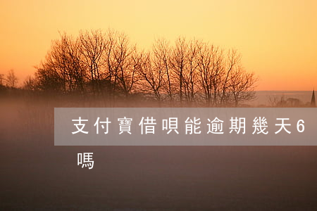 支付寶借唄能逾期幾天6(借唄逾期六天嚴重嗎?)