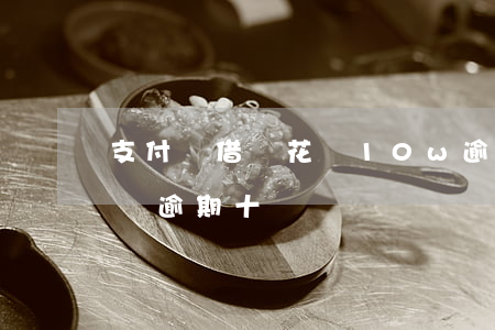 支付寶借唄花唄10w逾期-支付寶花唄借唄逾期十幾萬