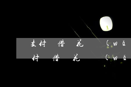 支付寶借唄花唄網(wǎng)貸逾期-支付寶借唄花唄網(wǎng)貸逾期怎么辦
