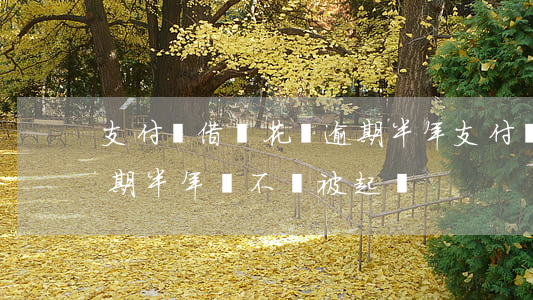 支付寶借唄花唄逾期半年(支付寶借唄花唄逾期半年會不會被起訴)