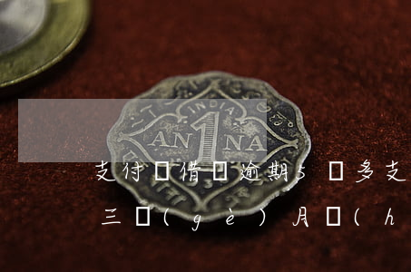 支付寶借唄逾期5萬多(支付寶借唄5萬逾期三個(gè)月會(huì)上門嗎)