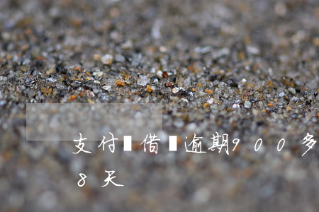 支付寶借唄逾期900多天(借唄不小心逾期8天)