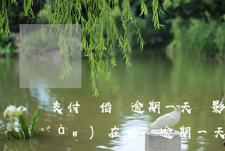 支付寶借唄逾期一天會影響征信嗎(現(xiàn)在借唄逾期一天影響征信嗎)