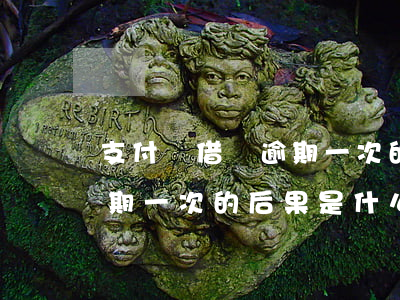 支付寶借唄逾期一次的后果-支付寶借唄逾期一次的后果是什么