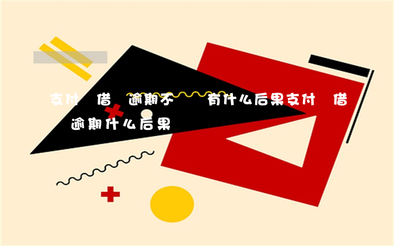 支付寶借唄逾期不還會有什么后果（支付寶借唄逾期什么后果）