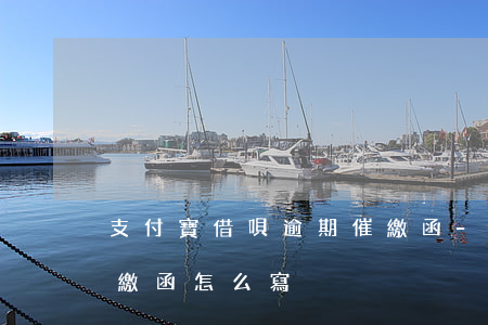 支付寶借唄逾期催繳函-支付寶借唄逾期催繳函怎么寫