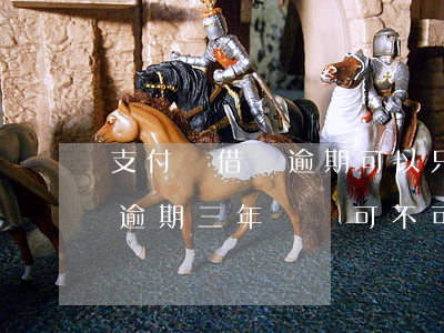 支付寶借唄逾期可以只還本金嗎(支付寶借唄逾期三年沒還可不可以只還本金)