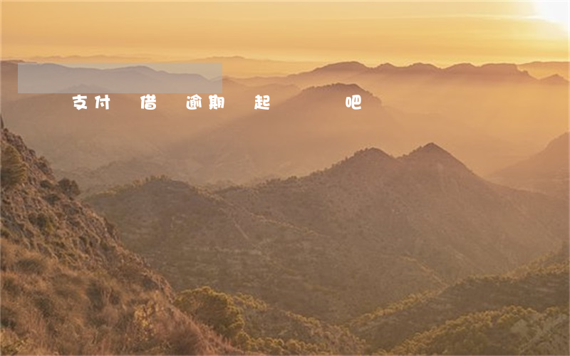 支付寶借唄逾期會起訴嗎貼吧