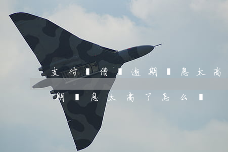 支付寶借唄逾期罰息太高了-支付寶借唄逾期罰息太高了怎么辦