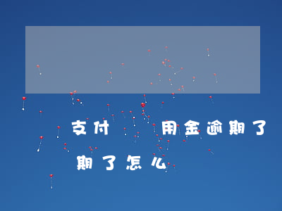 支付寶備用金逾期了會怎樣 支付寶備用金逾期了怎么辦