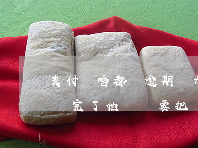 支付寶啥都沒逾期顯示逾期了(支付寶逾期的還完了他們說要把沒逾期的也還了)