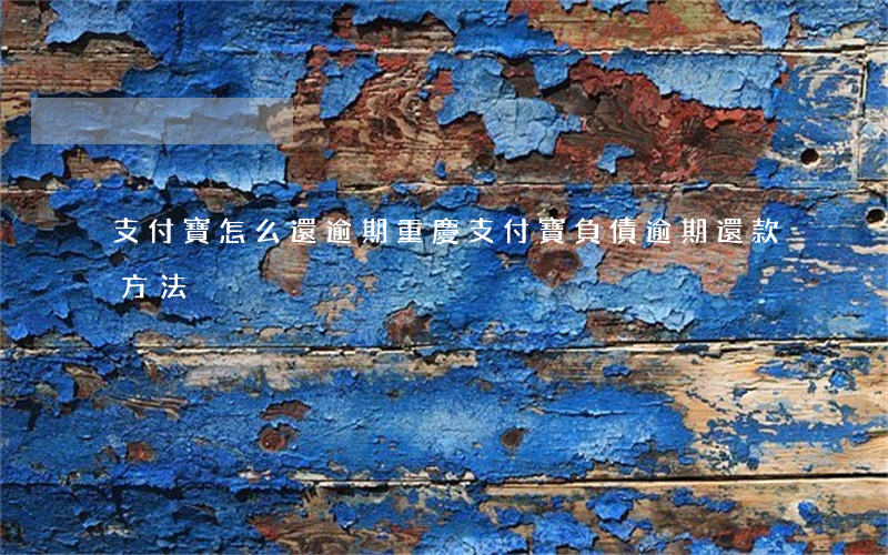 支付寶怎么還逾期（重慶支付寶負債逾期還款方法）