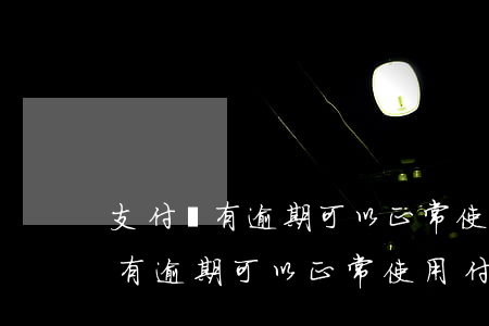 支付寶有逾期可以正常使用付款碼-支付寶有逾期可以正常使用付款碼嗎