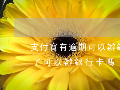 支付寶有逾期可以辦銀行卡嗎-支付寶逾期了可以辦銀行卡嗎