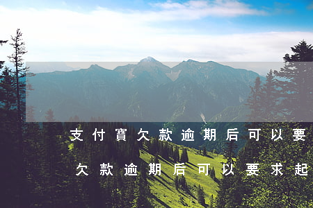 支付寶欠款逾期后可以要求起訴嗎-支付寶欠款逾期后可以要求起訴嗎怎么辦