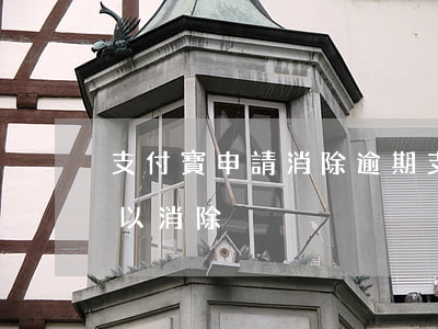 支付寶申請消除逾期(支付寶逾期多長時間可以消除)