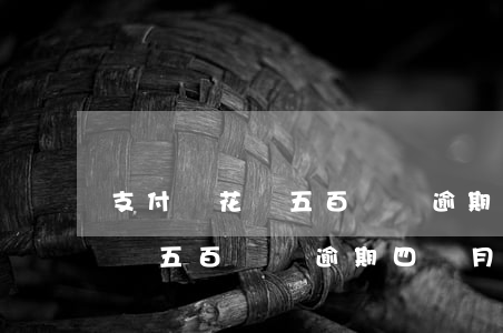 支付寶花唄五百塊錢逾期四個月-支付寶花唄五百塊錢逾期四個月會怎么樣
