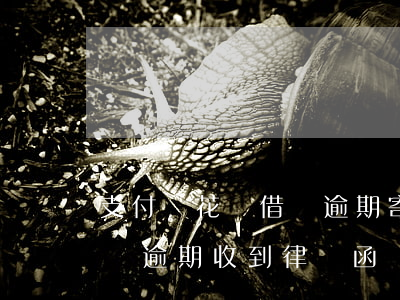 支付寶花唄借唄逾期寄律師函(支付寶借唄花唄逾期收到律師函)