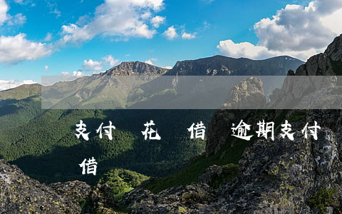 支付寶花唄借唄逾期（支付寶逾期先還花唄還借唄）