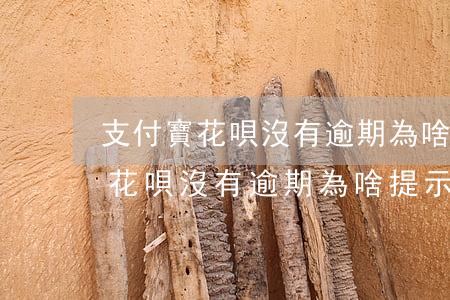 支付寶花唄沒有逾期為啥提示逾期-支付寶花唄沒有逾期為啥提示逾期了