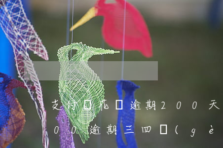 支付寶花唄逾期200天(欠支付寶花唄1500逾期三四個(gè)月)