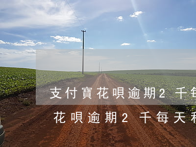 支付寶花唄逾期2千每天利息多少-支付寶花唄逾期2千每天利息多少錢