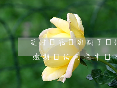 支付寶花唄逾期了對信用卡有影響嗎（支付寶逾期對信用卡申請有影響嗎）