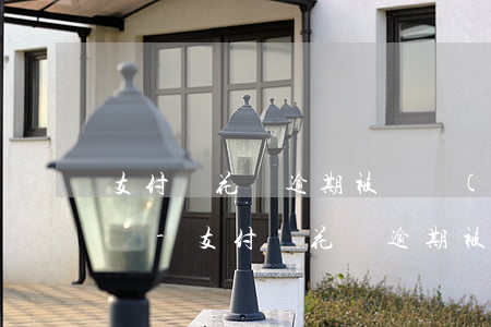 支付寶花唄逾期被凍結(jié)有什么影響-支付寶花唄逾期被凍結(jié)有什么影響嗎