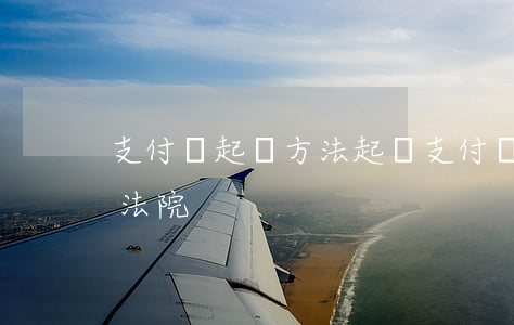 支付寶起訴方法(起訴支付寶去哪個(gè)法院)