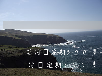 支付寶逾期300多一年會不會起訴上門?（支付寶逾期300多）
