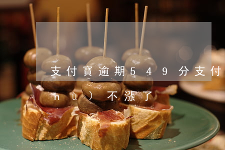 支付寶逾期549分(支付寶逾期后分數(shù)不漲了)