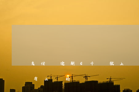 支付寶逾期6千會被上門嗎(支付寶幾千逾期有上門的嗎)