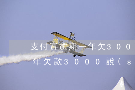 支付寶逾期一年欠30000(支付寶逾期一年欠款3000說(shuō)要去戶籍地)