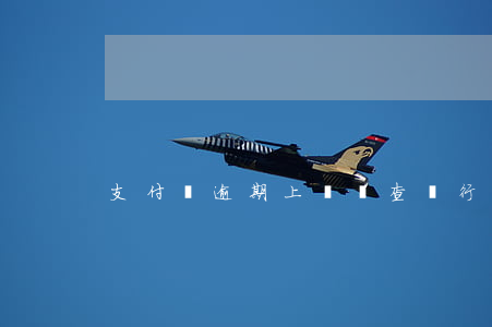 支付寶逾期上門檢查銀行流水