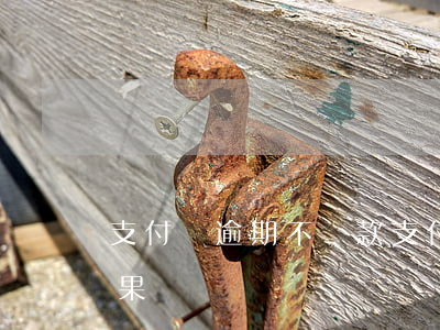 支付寶逾期不還款(支付寶逾期不還有什么后果嗎)